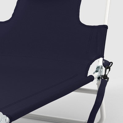 Folding Beach Tanning Chair Navy - Room Essentials (LOCAL PICKUP ONLY)