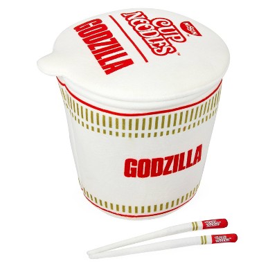 NECA Nissin x Godzilla 10" Interactive Plush Godzilla in Cup Noodles