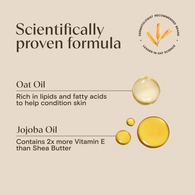Aveeno Daily Moisturizing Body Oil Mist with Oat and Jojoba Oil for Rough, Dry and Sensitive Skin - 0.8 fl. oz