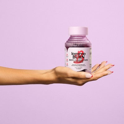 Lemme Burn Gummies - Metabolism & Belly Fat Support - Morosil, Black Ginger, B12 & Chromium - 60ct