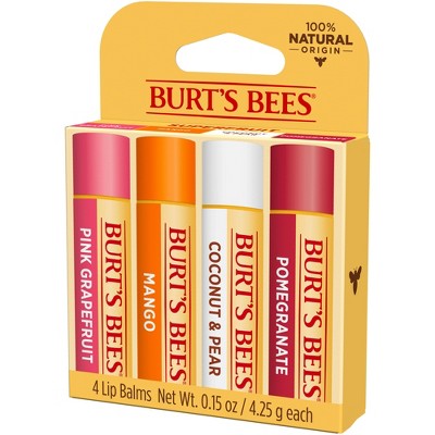 Burt's Bees Superfruit Lip Balm - 4ct