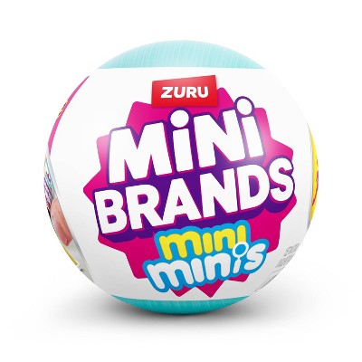 Mini Brands Fill the Fridge Mini Minis Series 1: Plastic Mini Figures Set, Includes 5 Figures