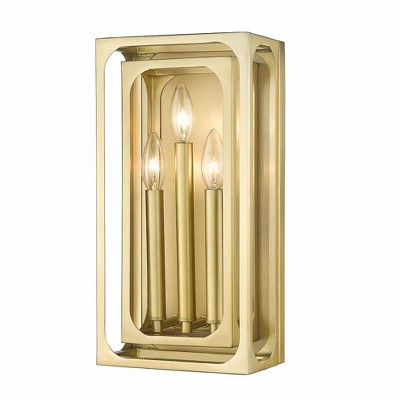 Z-Lite Easton 3 - Light Wall Light in Rubbed Brass