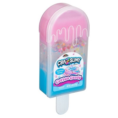 Cra-Z-Slimy Cotton Candy Scented Slimy Popsicle Shaped Container