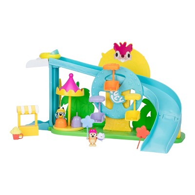 Bluey Amusement Park Playset (Target Exclusive): Plastic Doll Playset for Ages 3 (LOCAL PICKUP ONLY)
