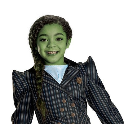 NBCUniversal Girls' Wicked the Musical Elphaba Shiz Classic Costume Dress 10-12