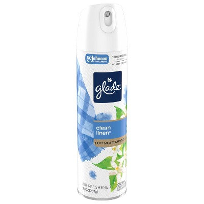 Glade Aerosol Air Fresheners - Clean Linen - 7.3oz