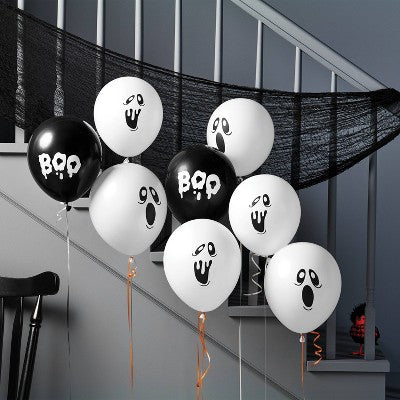8pk Ghosts Balloon Set - Hyde and EEK! Boutique