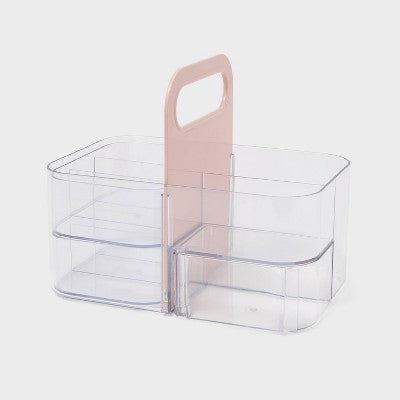 Cosmetic Vanity Makeup Caddy Pink - Brightroom
