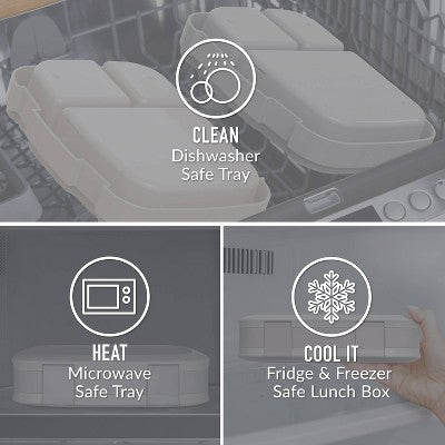 Bentgo Fresh Leakproof Bento Lunch Box 2pk - Dune & Moondust: BPA-Free Containers