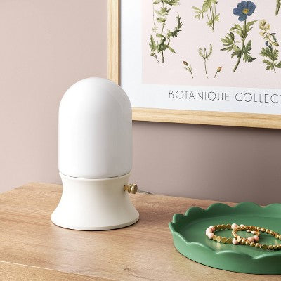 Mini Lamp Lantern Style White - Room Essentials