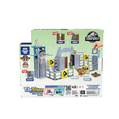 Tile Town Jurassic World 'Dino Escape' Magnetic Tiles Playset