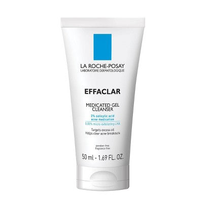 La Roche Posay Effaclar Acne Face Cleanser Medicated Gel Face Cleanser with Salicylic Acid for Acne Prone Skin - 1.69 fl oz