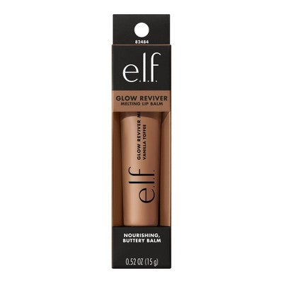 e.l.f. Glow Reviver Melting Lip Balm - Vanilla Toffee - 0.52oz
