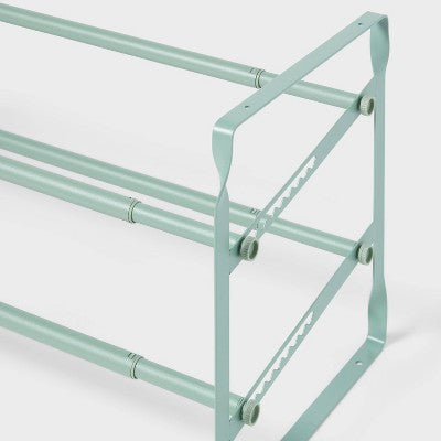 2 Tier Expandable Shoe Rack Green - Brightroom (LOCAL PICKUP ONLY)