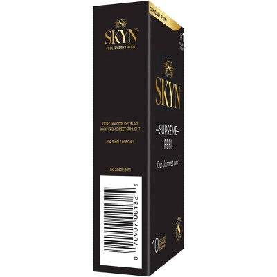 SKYN Supreme Non-Latex Lubricated Condoms - 10ct EXP 12/31/2027