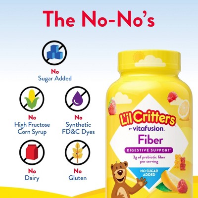L'il Critters Fiber Gummies - Fruit Flavors - 90ct