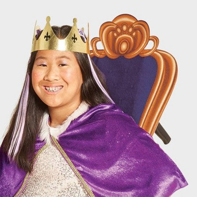 Kids' Adaptive Royal Throne Halloween Costume Kit One Size - Hyde & EEK! Boutique: Wheelchair Friendly