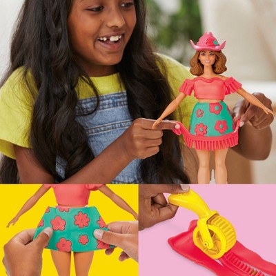 Play-Doh Barbie Florals and Fringe Designer Doll Set