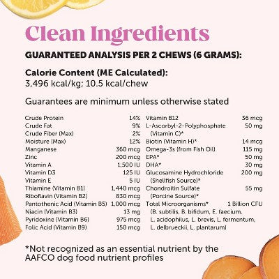 Pet Honesty Multivitamin 10-in-1 Chicken Flavor Supplement for Dog - 60ct