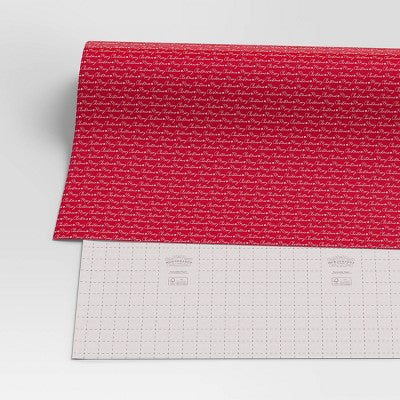220 sq ft 'Merry Christmas' Gift Wrap Red - Wondershop