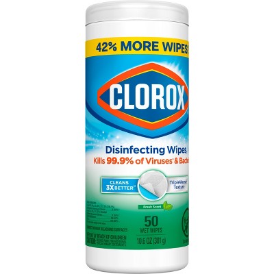 Clorox Fresh Disinfecting Wipes Bleach Free Cleaning Wipes - 50ct