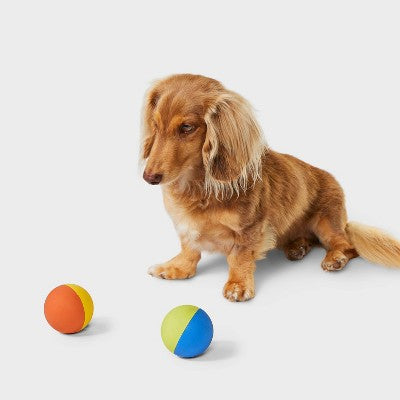 Rubber Balls Dog Toy - 2pk - Boots & Barkley