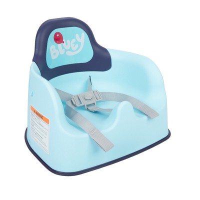 The First Years Bluey Mealtime Booster Seat - Toddler Feeding Seat - Blue/White