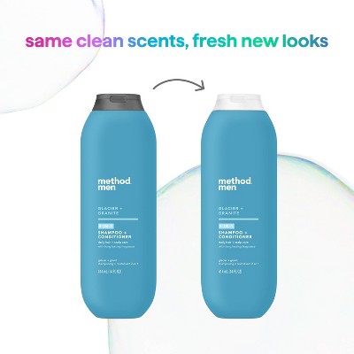 Method Men's 2-in-1 Shampoo & Conditioner - Glacier + Granite - 14 fl oz