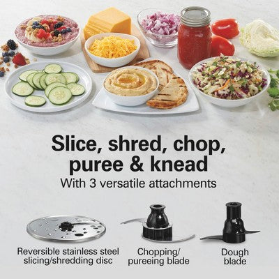 Hamilton Beach 12 Cup Stack and Snap Food Processor