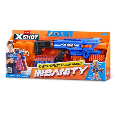 XSHOT Insanity Motorized Clip Mania Blaster by ZURU (LOCAL PICKUP ONLY)
