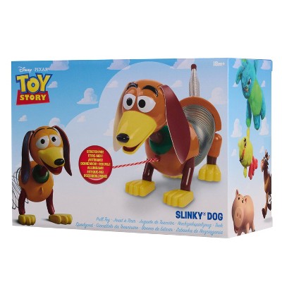 Disney Pixar Toy Story Slinky Dog Pull-Along Toy, 7" Stretchable Spring Dog