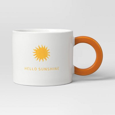 16oz Stoneware HELLO SUNSHINE Mug - Room Essentials