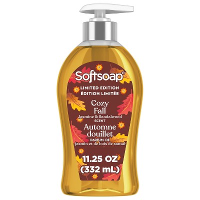 Softsoap Fall Seasonal Cozy Liquid Hand Soap - Jasmine and Sandalwood - 11.25 fl oz