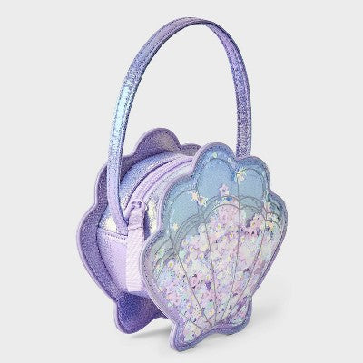 Toddler Girls' Shell Confetti Handbag - Cat & Jack Purple