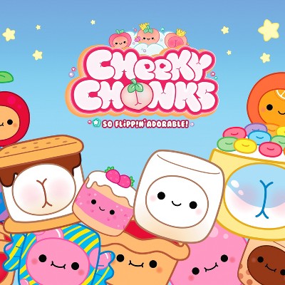 Cheeky Chonks 4.5" Toasty Buns Reversible Plush