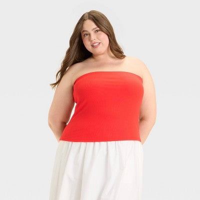 Women's Tube Top - A New Day Red XXL