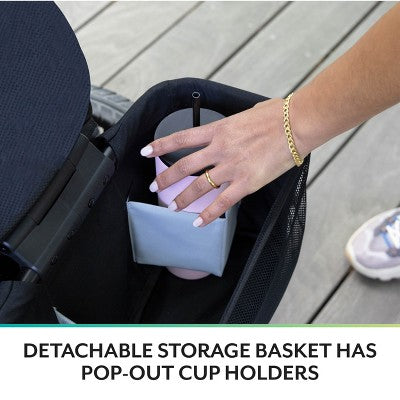 Evenflo Pivot Xplore Dreamz Stroller Wagon with Infant Car Seat Adapter - Jetsetter Black (LOCAL PICKUP ONLY)