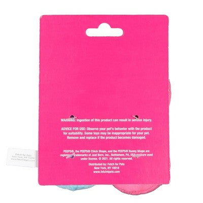 Peeps Cat Toy - Pink/Blue - 2pk
