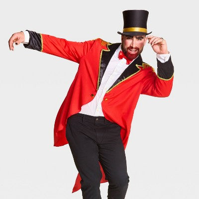 Adult Ringleader Halloween Costume Jacket - Hyde and EEK! Boutique Red M