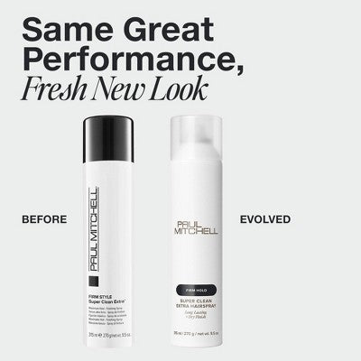 Paul Mitchell Super Clean Extra Hair Spray - 9.5 fl oz: For All Hair Types, Aerosol, Hair Styling