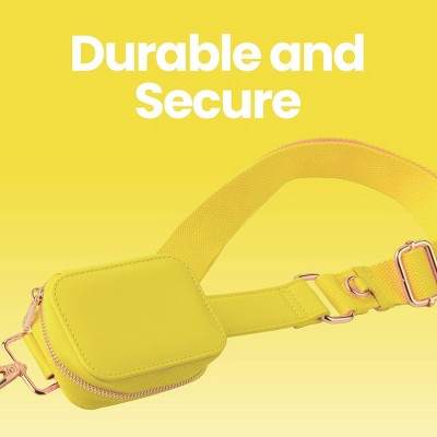 GEMS Crossbody Phone Strap with Wallet - Yellow