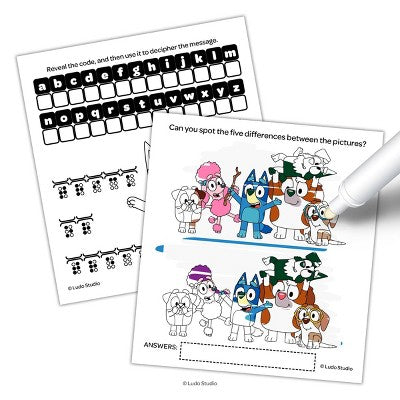 Bluey Halloween Imagine Ink Book