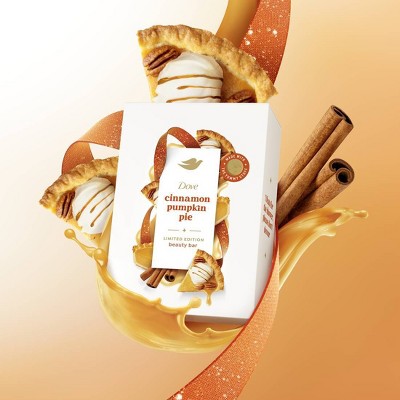 Dove Beauty Limited Edition Fall Holiday Treat Bar Soap - Cinnamon Pumpkin Pie - 15oz/4pk