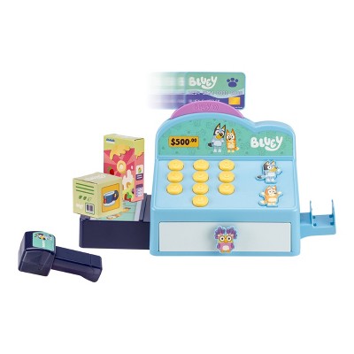 Bluey Role-Play Toy Cash Register - 17pk