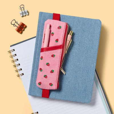 Strawberry Journal Pouch Pink - up&up