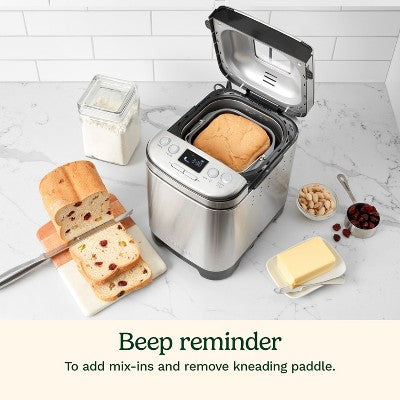 Cuisinart Compact 2 lbs Bread Maker - Stainless Steel