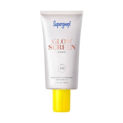 Supergoop! Glowscreen Dawn Hydrating Glowy Tinted Primer Sunscreen with Hyaluronic Acid + Niacinamide - SPF 40 - 1.7 fl oz