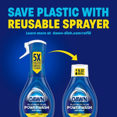 Dawn Platinum Powerwash Refill - Lemon - 2ct