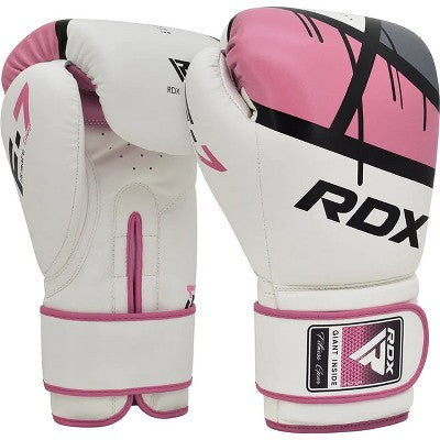 RDX Sports Women's Boxing Gloves - Superior Protection & Style for Female Fighters | Lightweight Design, Ergonomic Fit,Training Gloves - Ego Pink 12oz